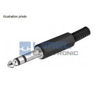 JACK Zástrčka 6,3mm Stereo PVC na kábel